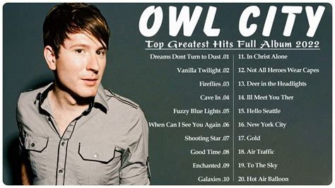 owl city song list|owl city itunes top songs.